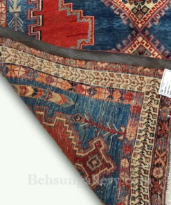 خرید آنلاین قالیچه دستباف سیرجان طرح سه ترنج